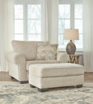 Benchcraft Haisley Oversized Chair and Ottoman-Ivory