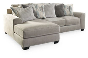 Benchcraft Ardsley 2-Piece Sectional with Chaise-Pewter