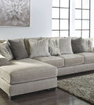 Benchcraft Ardsley 2-Piece Sectional with Chaise-Pewter