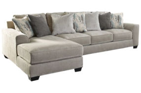 Benchcraft Ardsley 2-Piece Sectional with Chaise-Pewter