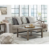 Benchcraft Ardsley 2-Piece Sectional with Chaise-Pewter