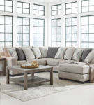 Benchcraft Ardsley 4-Piece Sectional with Chaise-Pewter