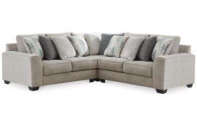 Benchcraft Ardsley 3-Piece Sectional-Pewter