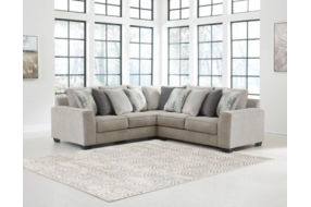 Benchcraft Ardsley 3-Piece Sectional-Pewter