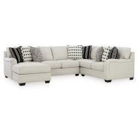 Signature Design by Ashley Huntsworth 4-Piece Sectional with Chaise-Dove Gray