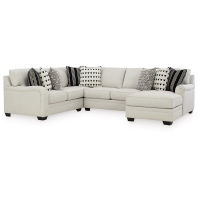 Signature Design by Ashley Huntsworth 4-Piece Sectional with Chaise-Dove Gray