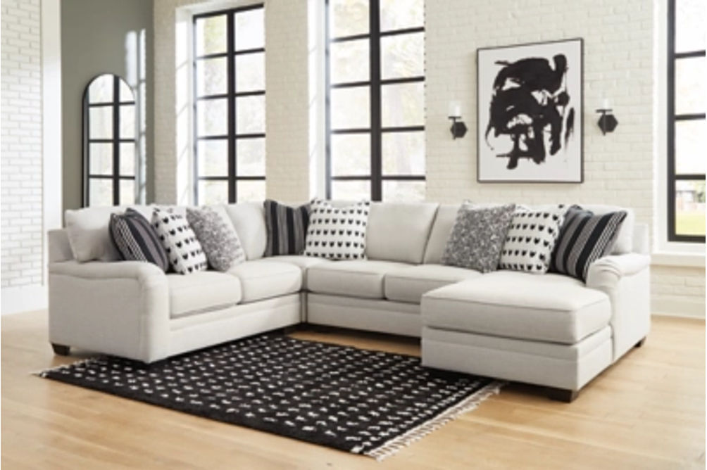 Signature Design by Ashley Huntsworth 4-Piece Sectional with Chaise-Dove Gray