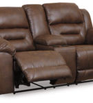 Signature Design by Ashley Stoneland Reclining Sofa and Loveseat-Chocolate