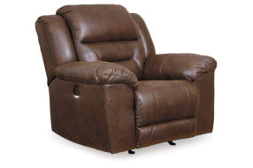 Signature Design by Ashley Stoneland Power Recliner-Chocolate