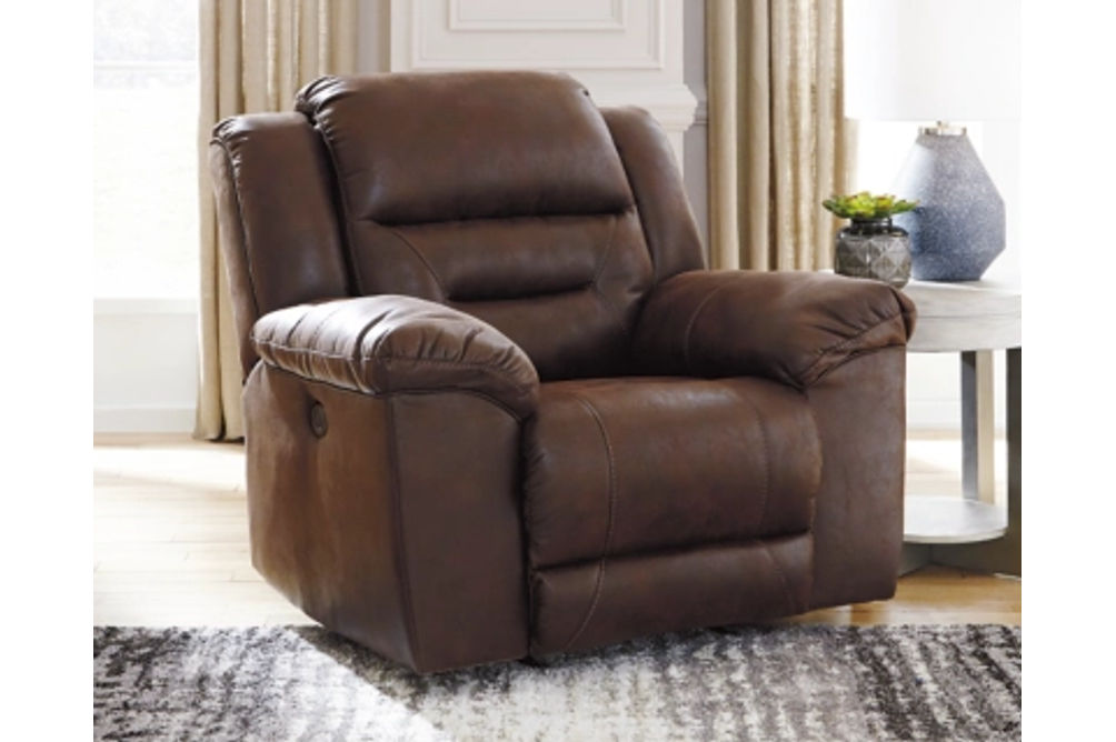 Signature Design by Ashley Stoneland Power Recliner-Chocolate