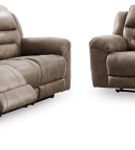 Signature Design by Ashley Stoneland Power Reclining Sofa and Loveseat