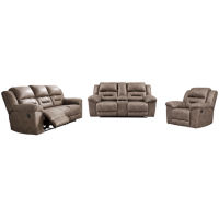 Signature Design by Ashley Stoneland Reclining Sofa, Loveseat and Recliner