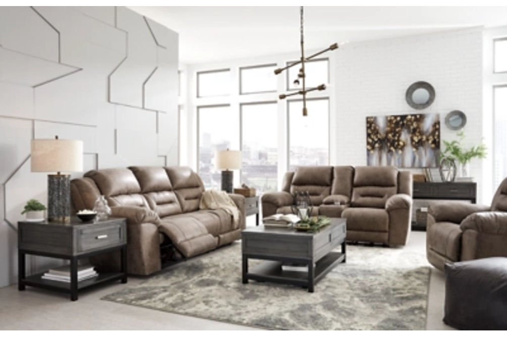 Signature Design by Ashley Stoneland Reclining Sofa, Loveseat and Recliner