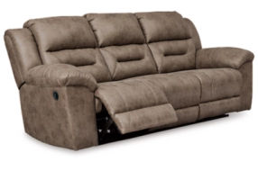 Signature Design by Ashley Stoneland Reclining Sofa and Power Reclining Lovesea