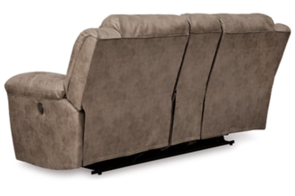 Signature Design by Ashley Stoneland Reclining Sofa and Power Reclining Lovesea