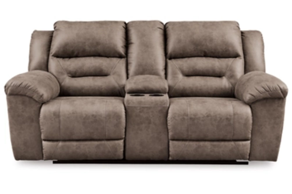 Signature Design by Ashley Stoneland Reclining Sofa and Power Reclining Lovesea