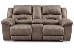 Signature Design by Ashley Stoneland Reclining Sofa and Power Reclining Lovesea