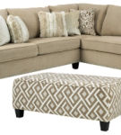 Signature Design by Ashley Dovemont 2-Piece Sectional with Ottoman-Putty