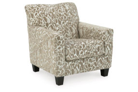 Signature Design by Ashley Dovemont Chair and Ottoman-Putty