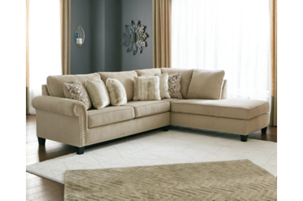 Signature Design by Ashley Dovemont 2-Piece Sectional with Chaise-Putty