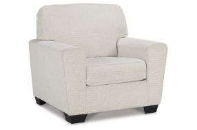 Signature Design by Ashley Cashton Chair and Ottoman-Snow