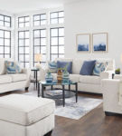 Signature Design by Ashley Cashton Sofa, Loveseat, Chair and Ottoman-Snow