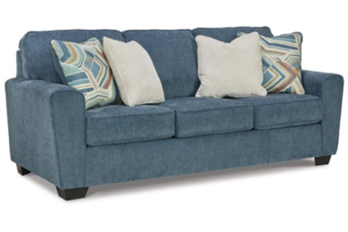 Signature Design by Ashley Cashton Sofa and Loveseat-Blue