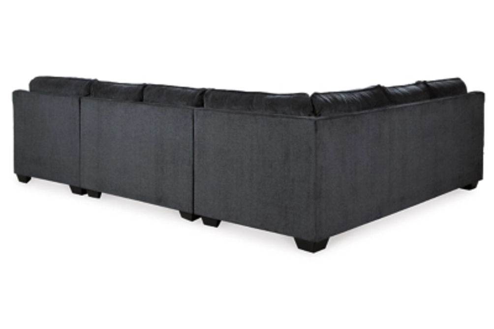 Signature Design by Ashley Eltmann 3-Piece Sectional with Chaise-Slate