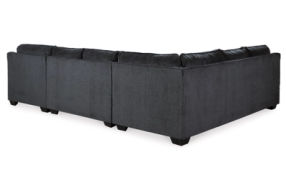 Signature Design by Ashley Eltmann 3-Piece Sectional with Chaise-Slate