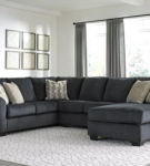 Signature Design by Ashley Eltmann 3-Piece Sectional with Chaise-Slate