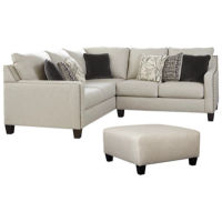 Signature Design by Ashley Hallenberg 2-Piece Sectional with Ottoman-Fog