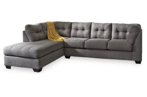 Benchcraft Maier 2-Piece Sleeper Sectional with Chaise-Charcoal