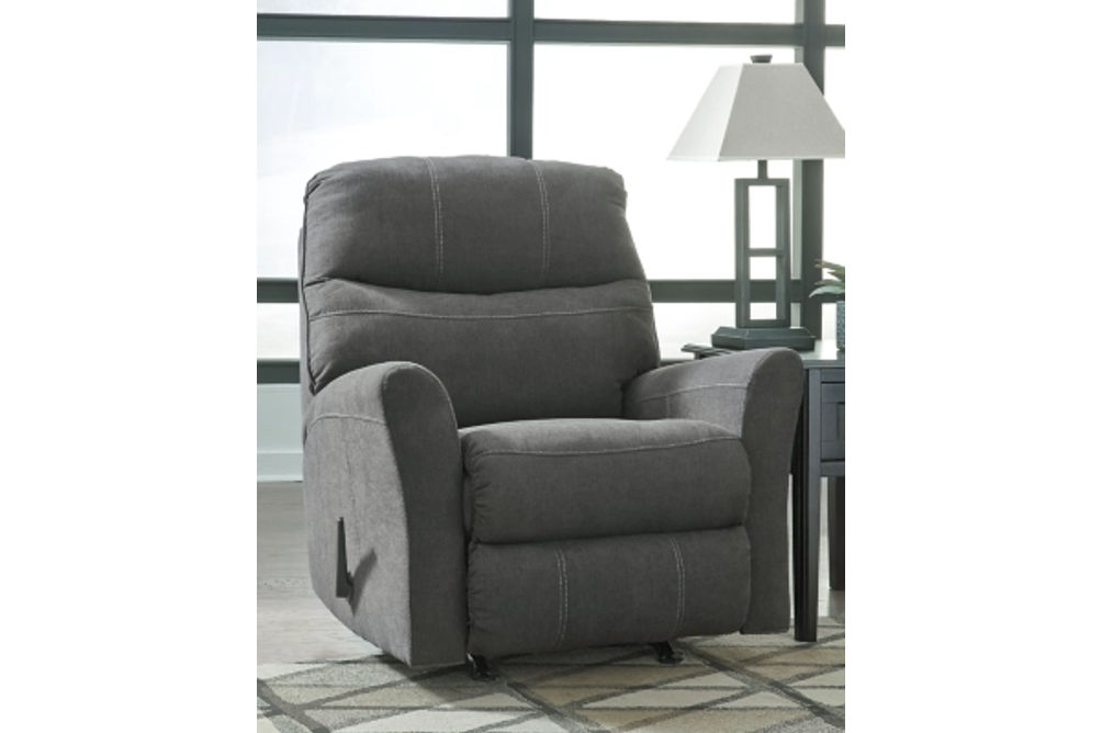 Benchcraft Maier Recliner-Charcoal