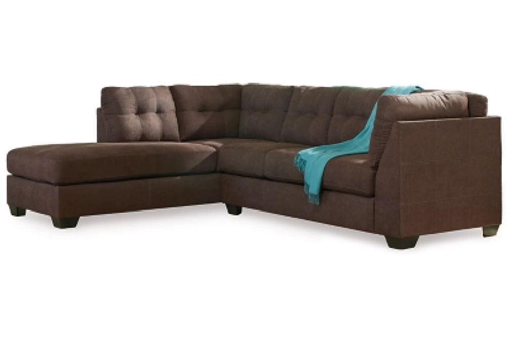 Benchcraft Maier 2-Piece Sectional with Chaise-Walnut