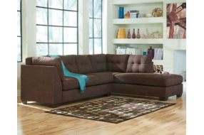 Benchcraft Maier 2-Piece Sectional with Chaise-Walnut