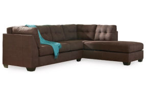 Benchcraft Maier 2-Piece Sectional with Chaise-Walnut