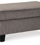 Signature Design by Ashley Nemoli Chair and Ottoman-Slate