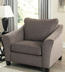 Signature Design by Ashley Nemoli Chair and Ottoman-Slate