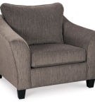 Signature Design by Ashley Nemoli Chair and Ottoman-Slate