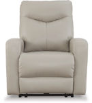 Signature Design by Ashley Ryversans Power Recliner-Dove Gray