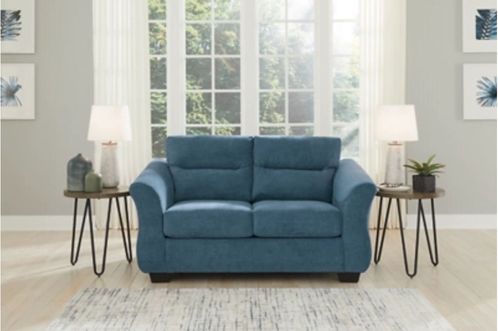 Signature Design by Ashley Miravel Sofa and Loveseat-Indigo