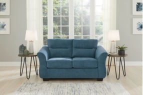 Signature Design by Ashley Miravel Sofa and Loveseat-Indigo