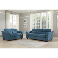 Signature Design by Ashley Miravel Sofa and Loveseat-Indigo