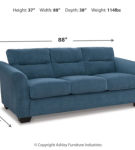 Signature Design by Ashley Miravel Sofa and Loveseat-Indigo