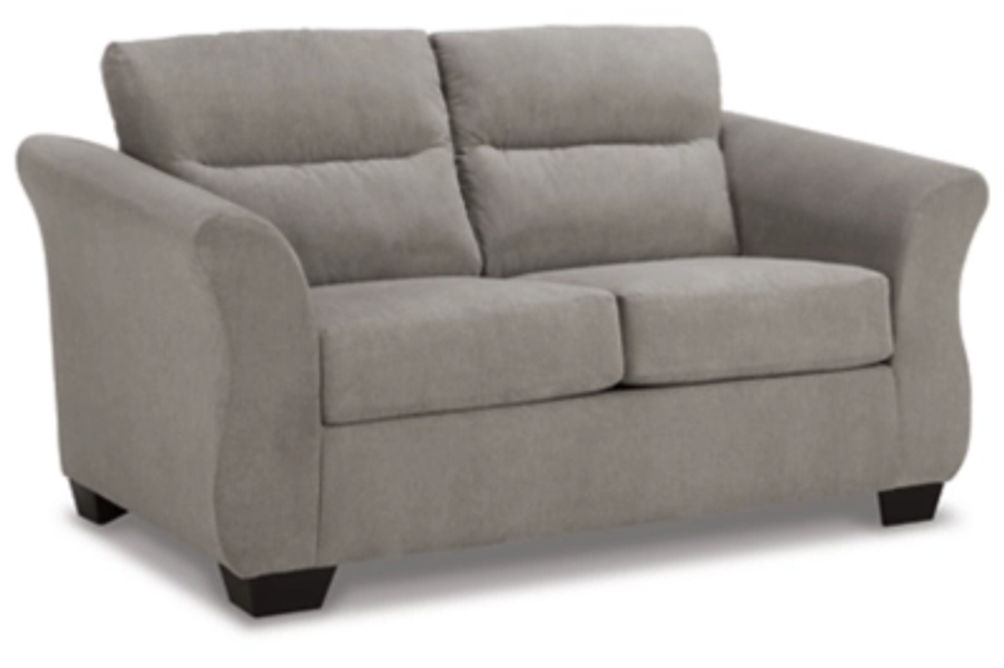 Signature Design by Ashley Miravel Sofa and Loveseat-Slate