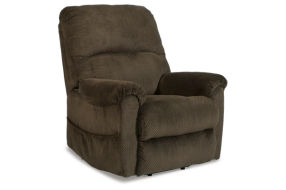 Signature Design by Ashley Shadowboxer Power Lift Recliner-Chocolate