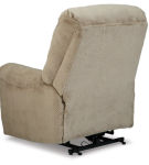 Signature Design by Ashley Shadowboxer Power Lift Recliner-Toast