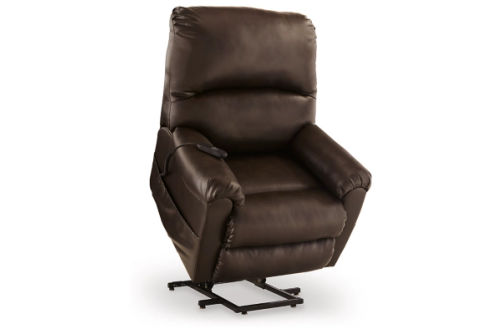 Signature Design by Ashley Shadowboxer Power Lift Recliner-Chocolate