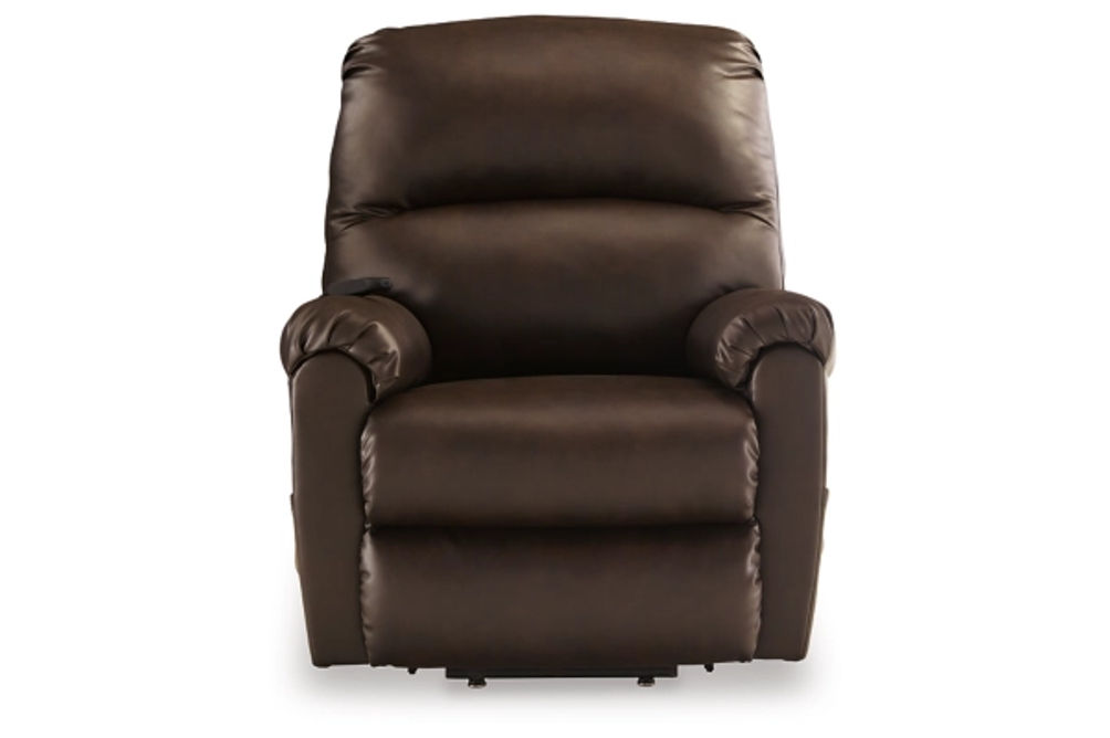 Signature Design by Ashley Shadowboxer Power Lift Recliner-Chocolate