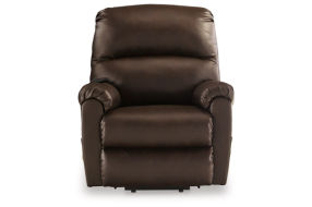 Signature Design by Ashley Shadowboxer Power Lift Recliner-Chocolate